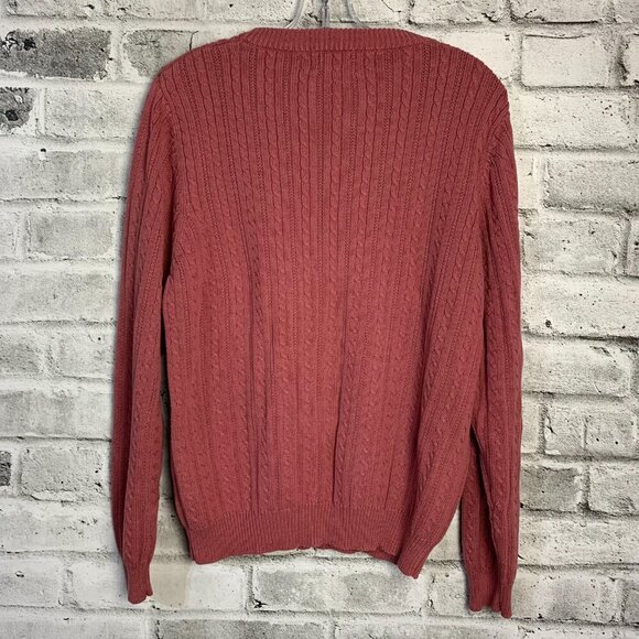 Vintage Tradition Country Collection Cable Knit Crewneck Sweater - Picture 4 of 14